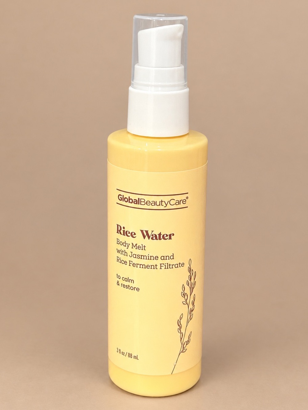 Global Beauty Care Rice Water Body Melt with Jasmine